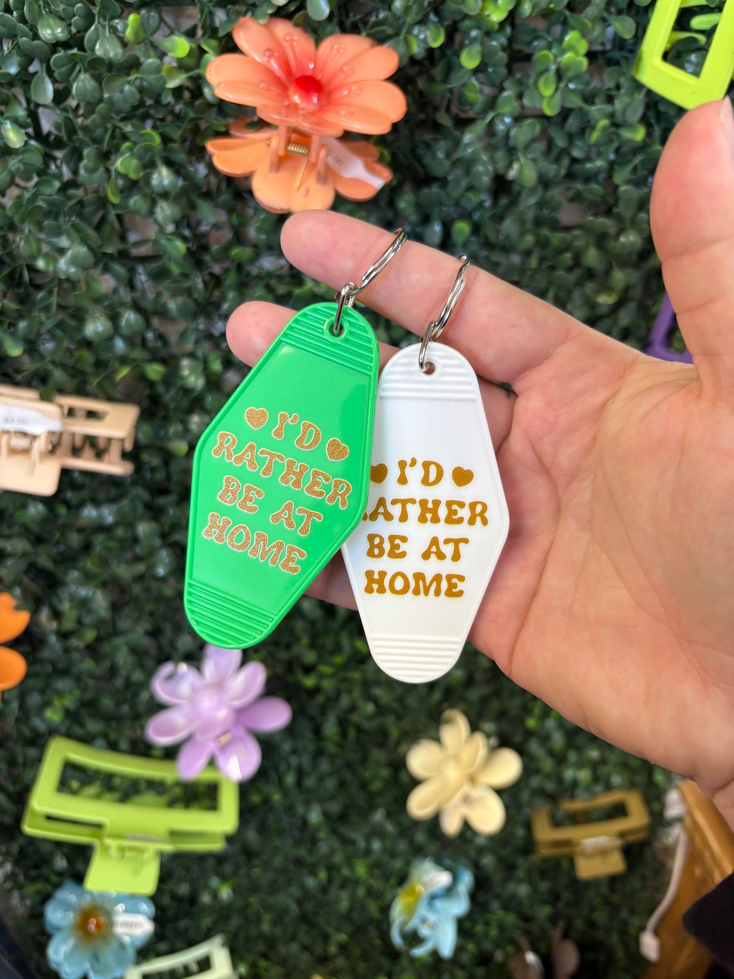 Rather Be Home Keychain