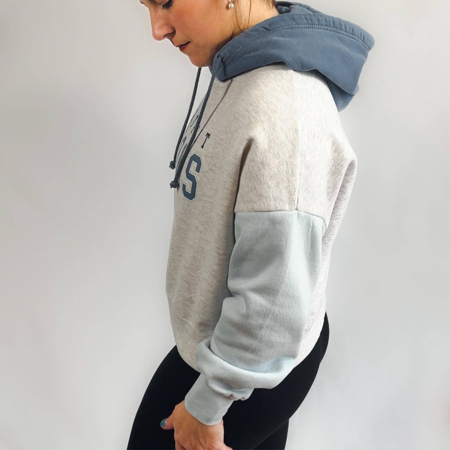 Women's Detroit Lions Fleece Crop Hoodie