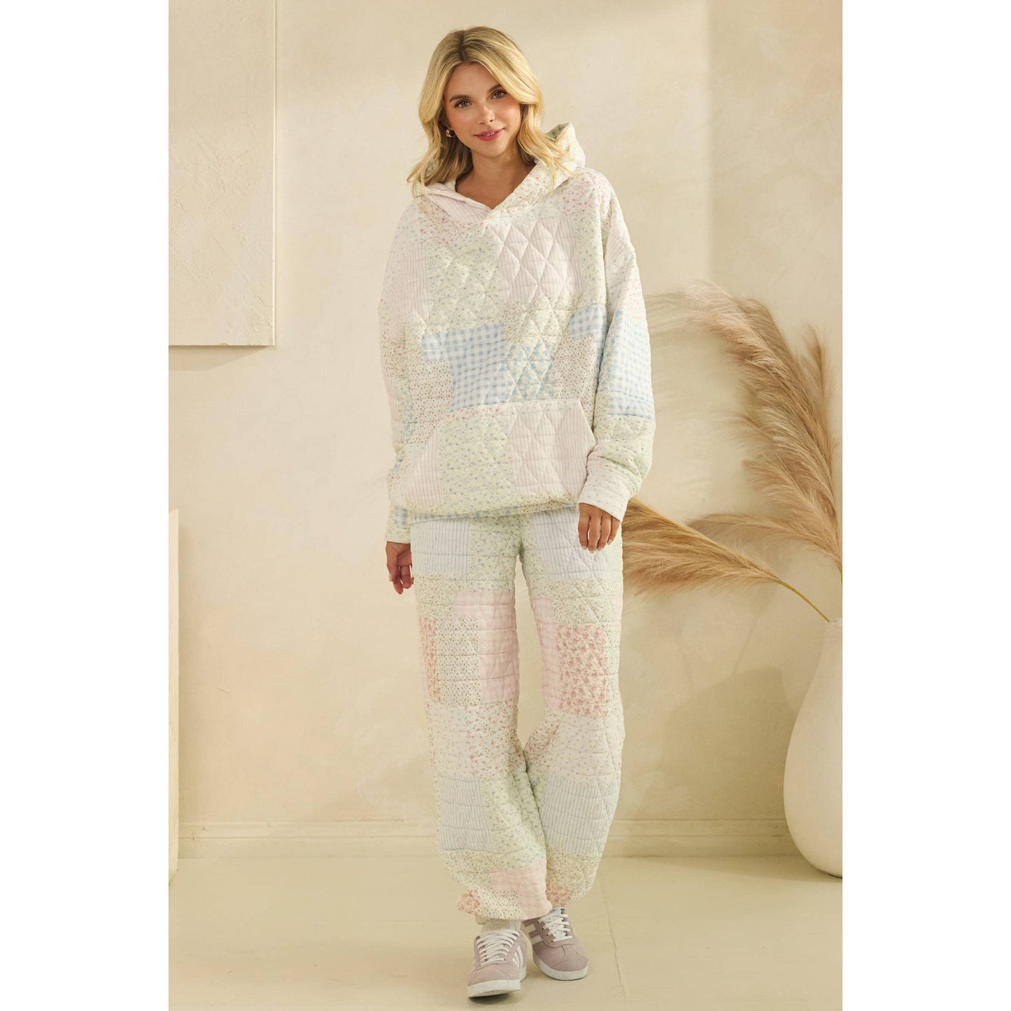 Cottage Core Quilted Jogger