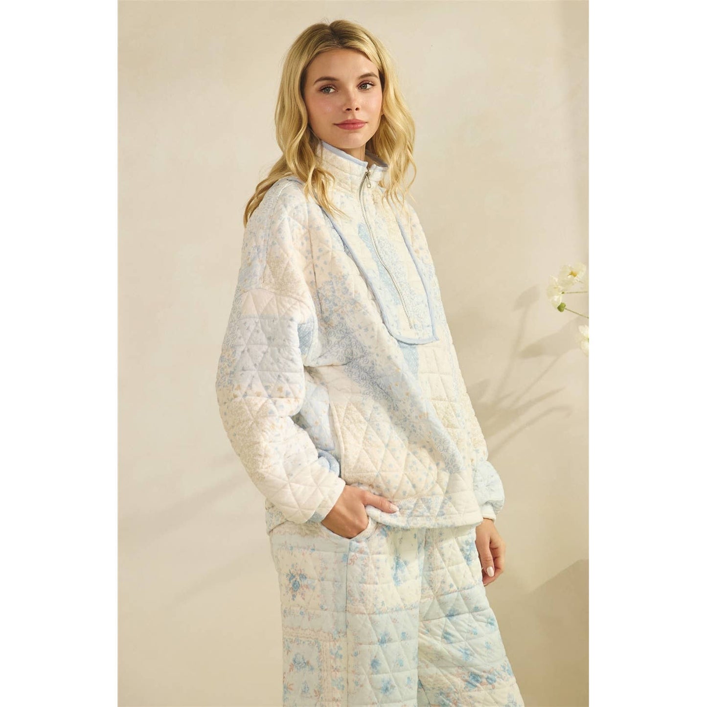 Cottage Core Quilted Jogger