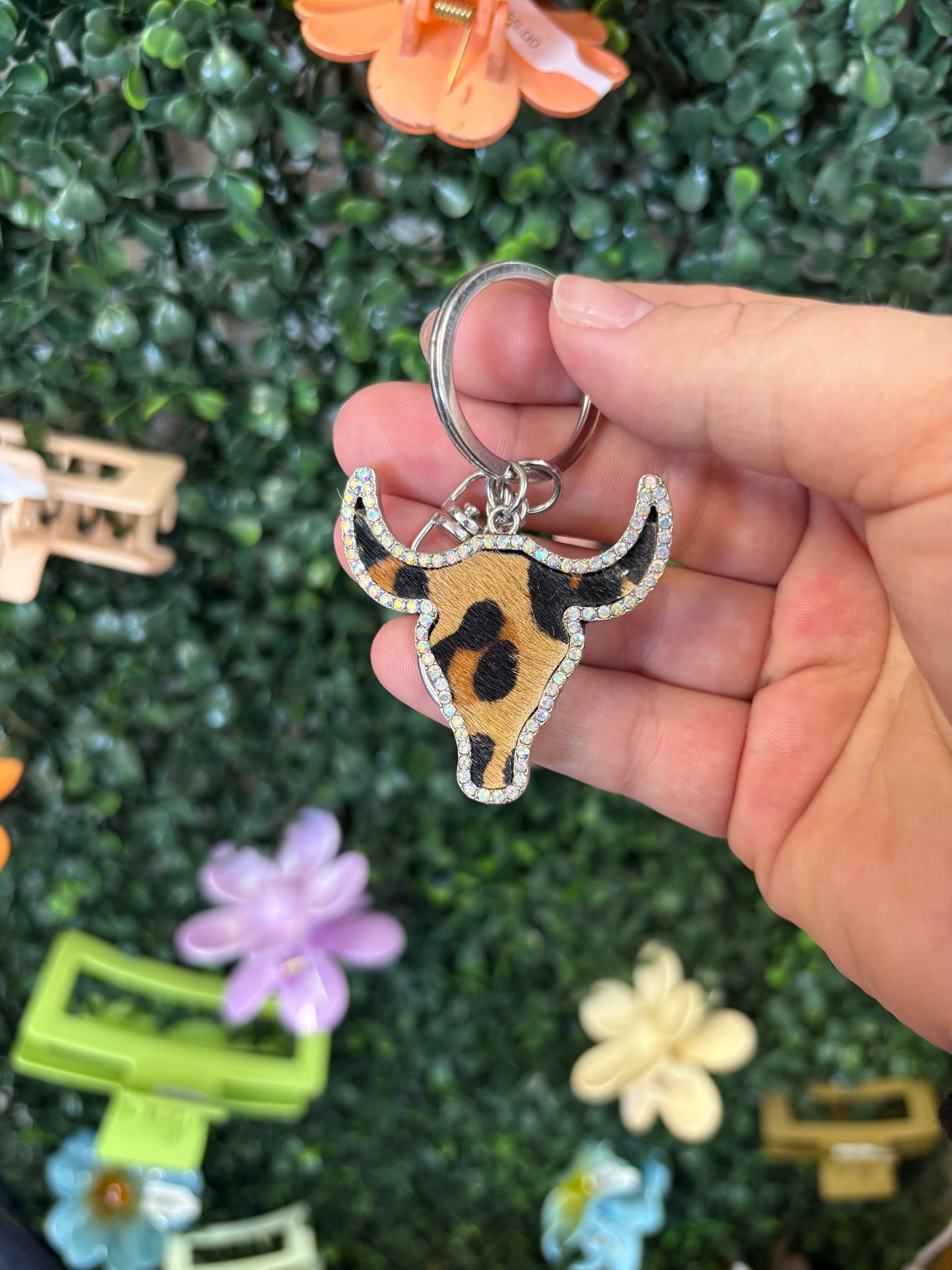 Bull Keychain