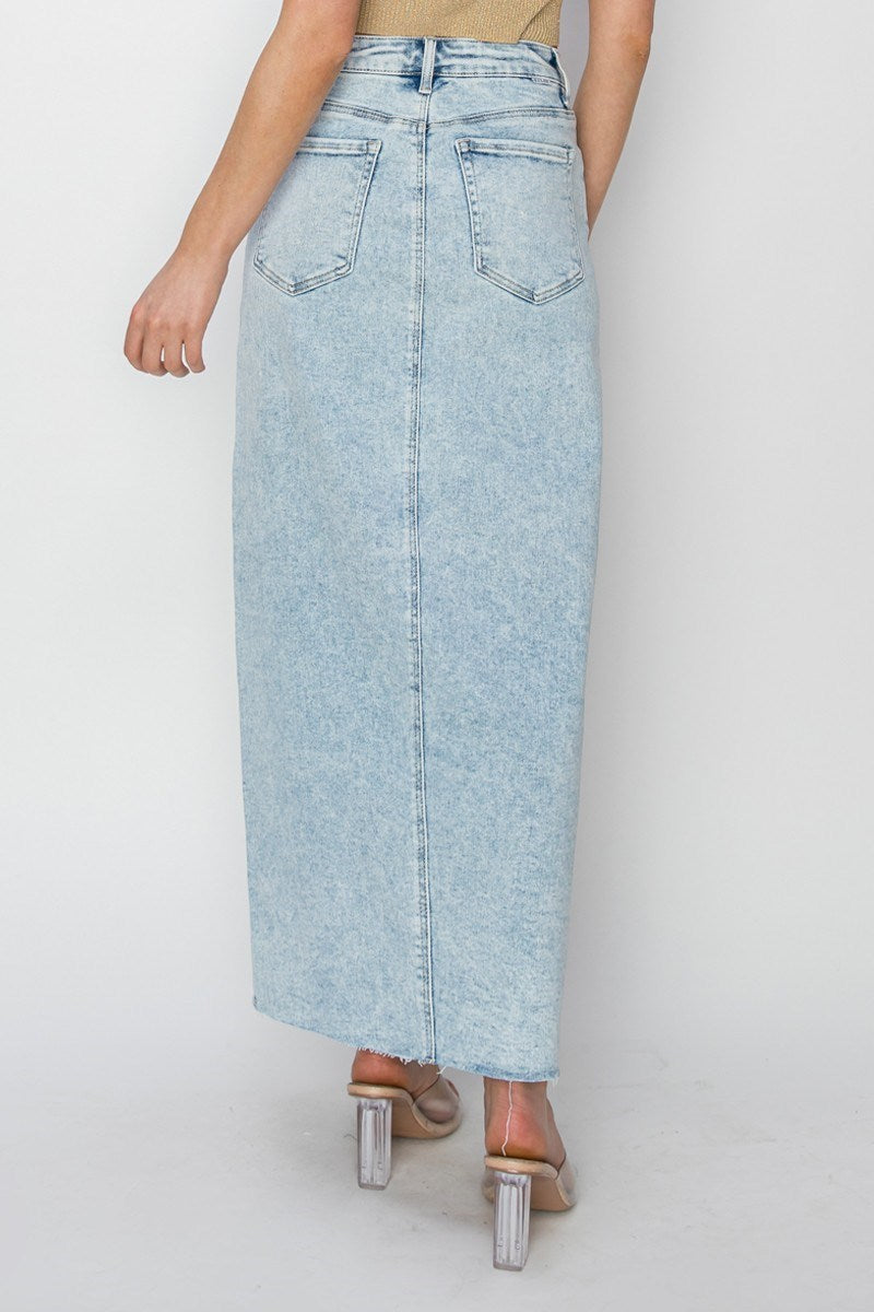 Risen High Rise Crossover Maxi Skirt