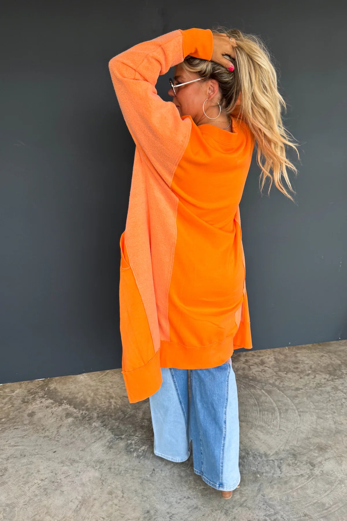 Desi Sweatshirt Cardigan