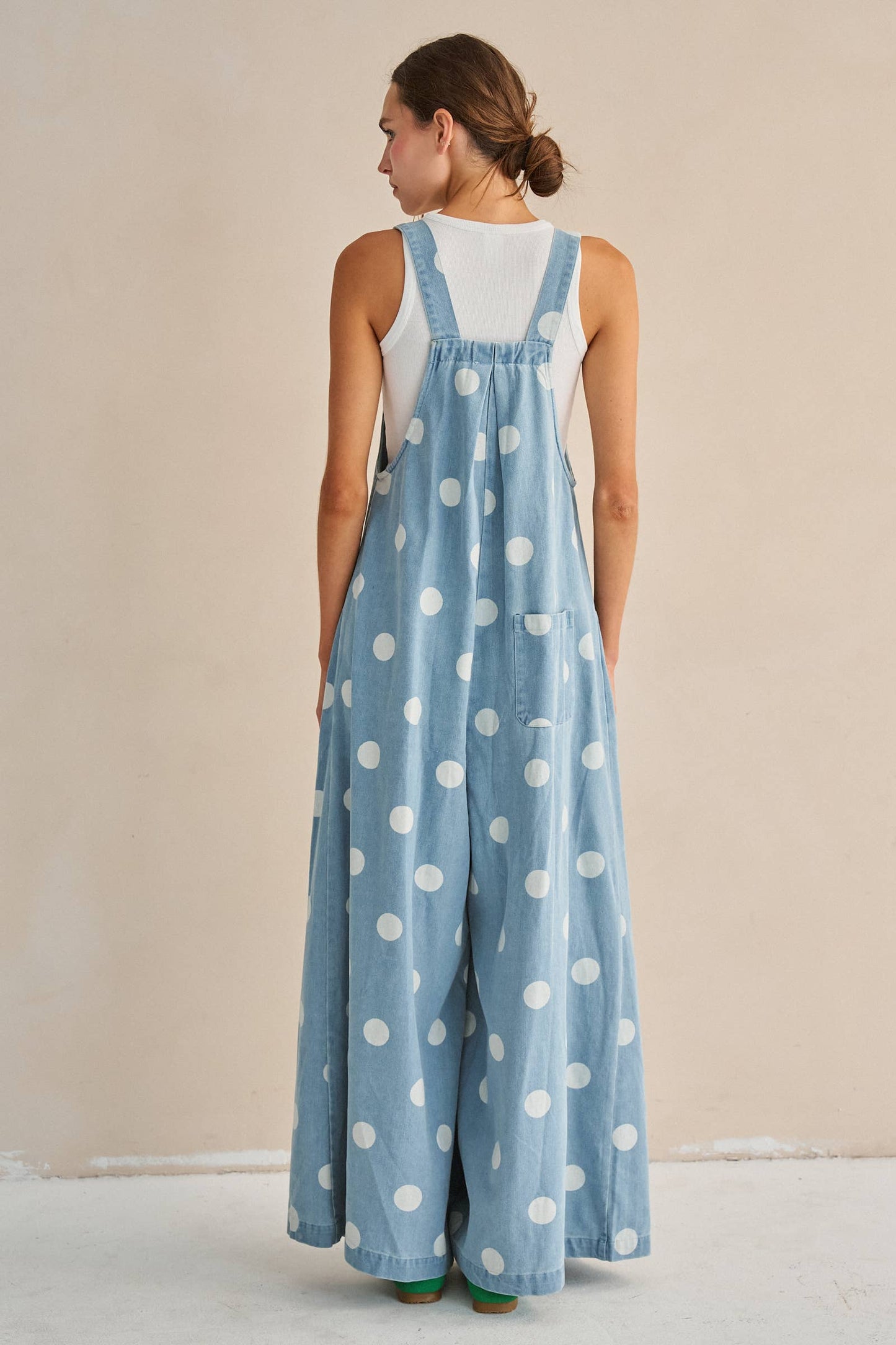 Denim & Dots Overalls