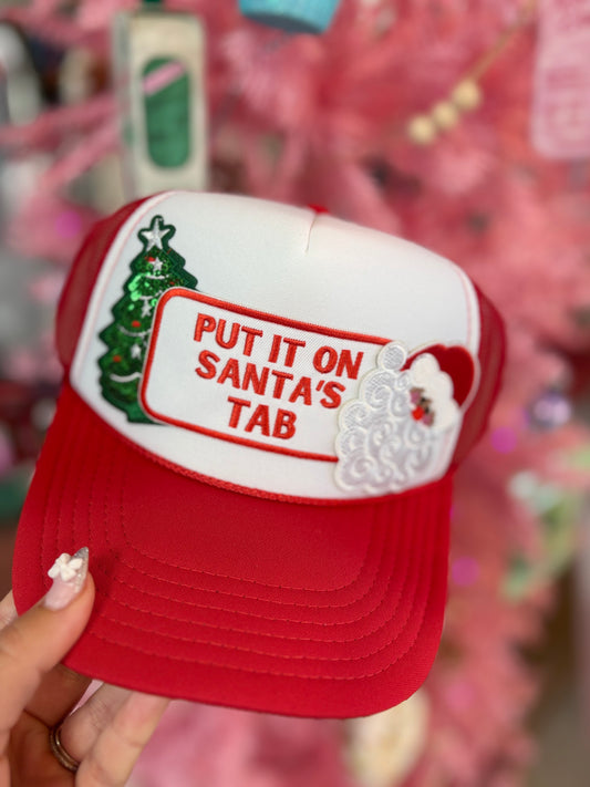 Christmas Santa’s Tab Trucker Hat