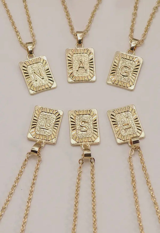 Pendent Letter Necklace