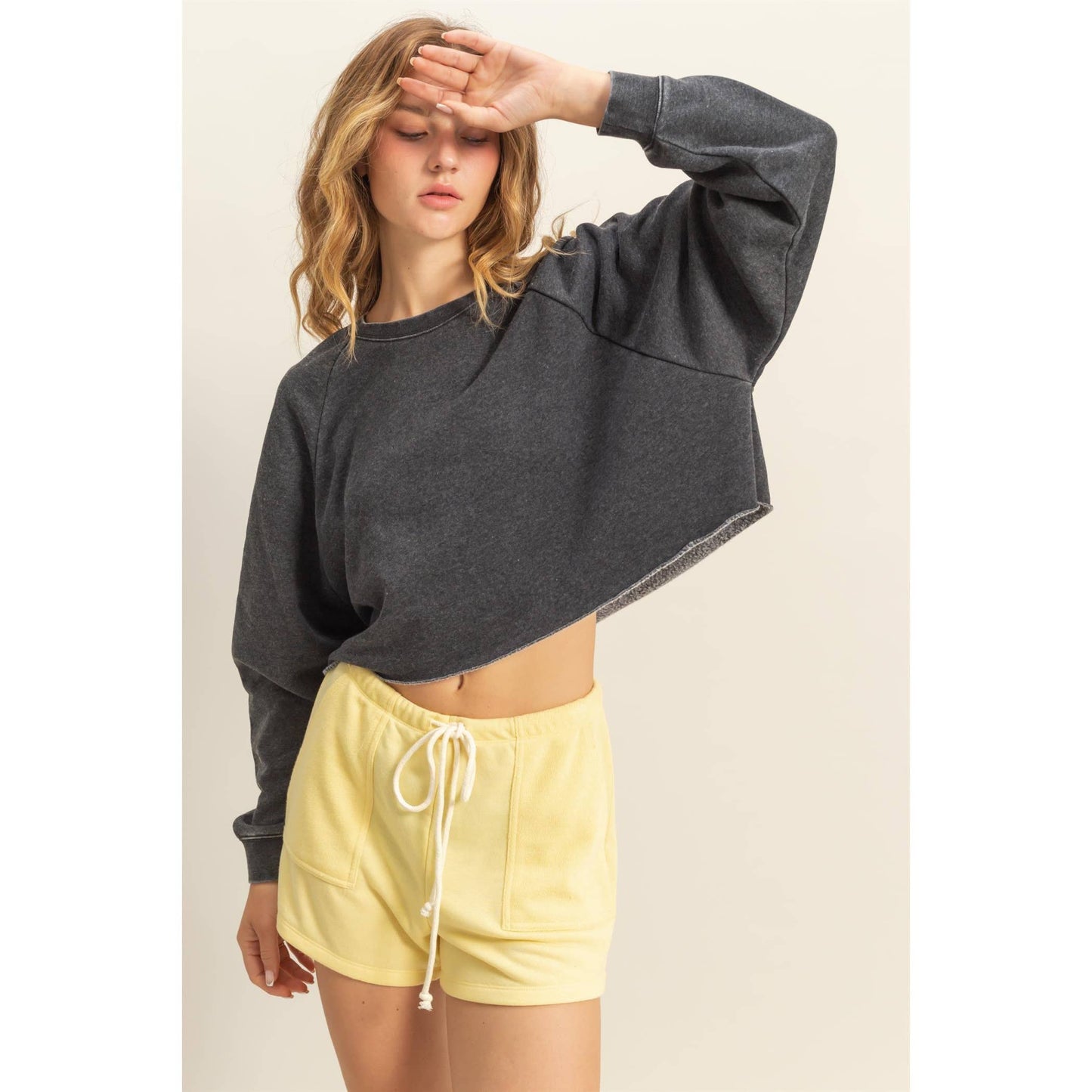 Laid Back Crop Sweatshirt