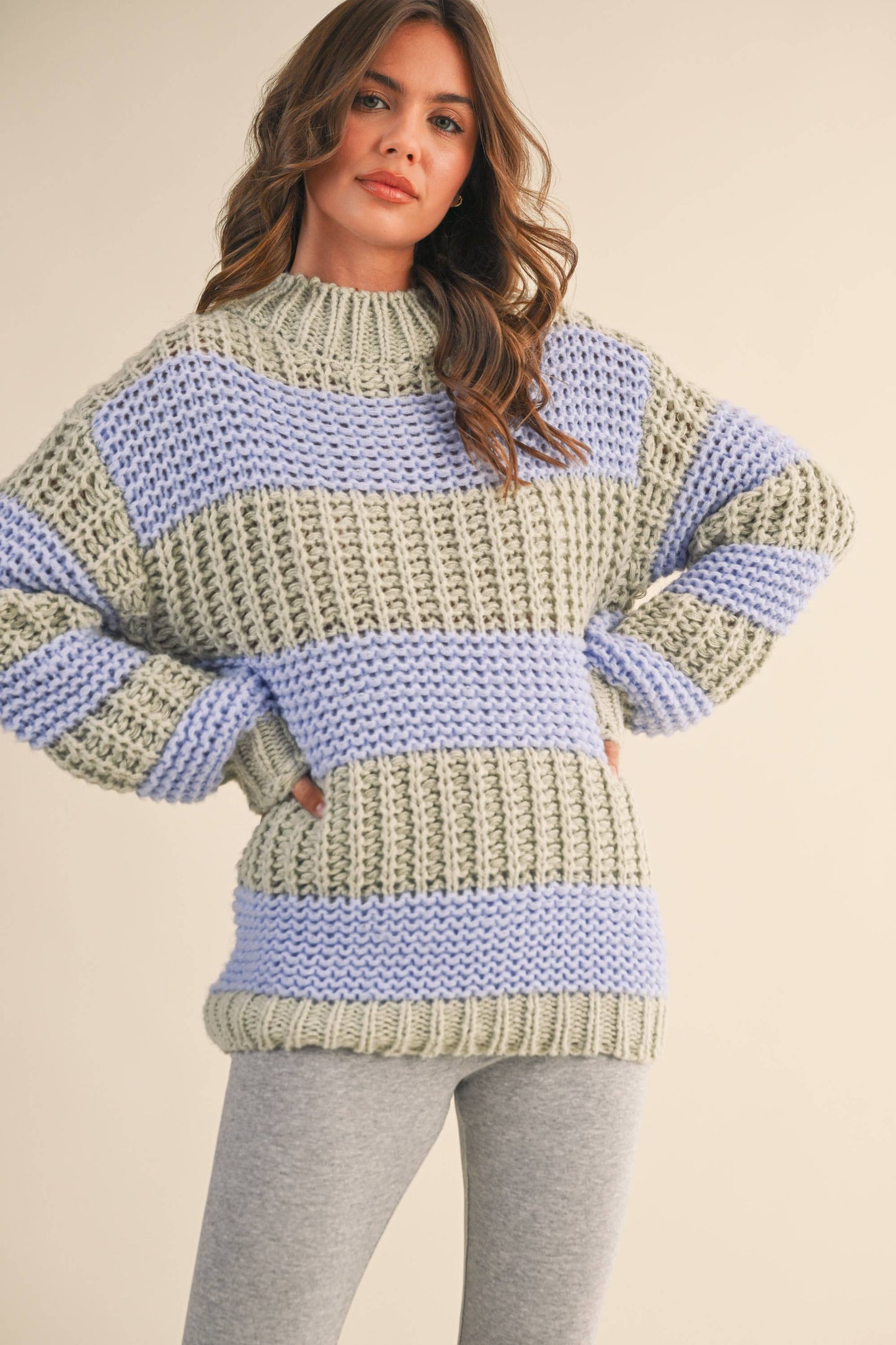 Lilac Garden Knit Sweater