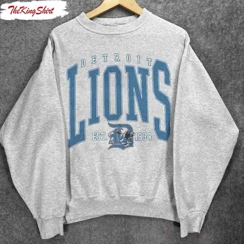 Vintage Detroit Lions Crew