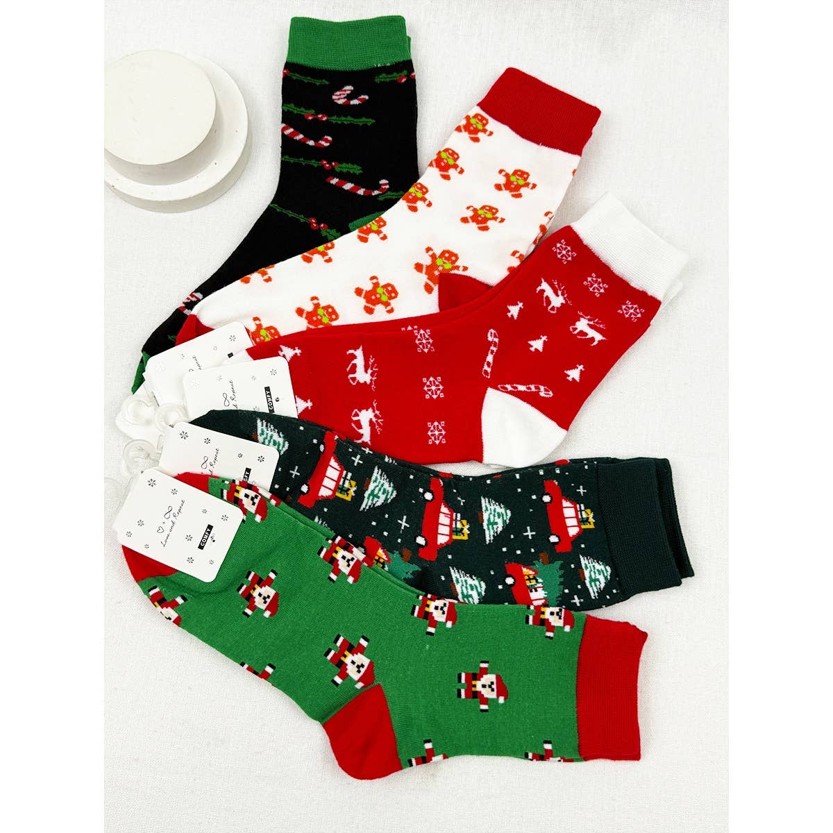 Cute Christmas Theme Socks