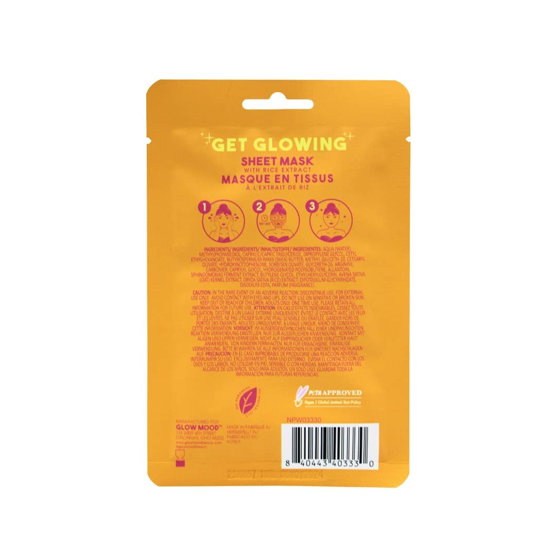 Brightening Sheet Mask with Rice Extract