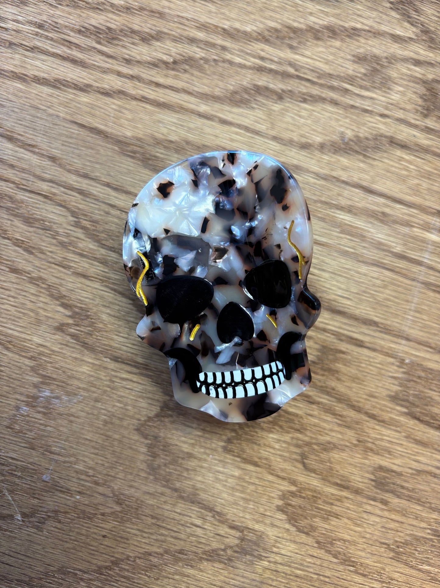 Skull Head Claw Clip