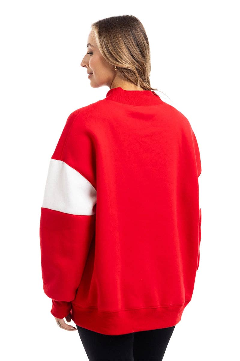 MERRY Mockneck Sweatshirt Women