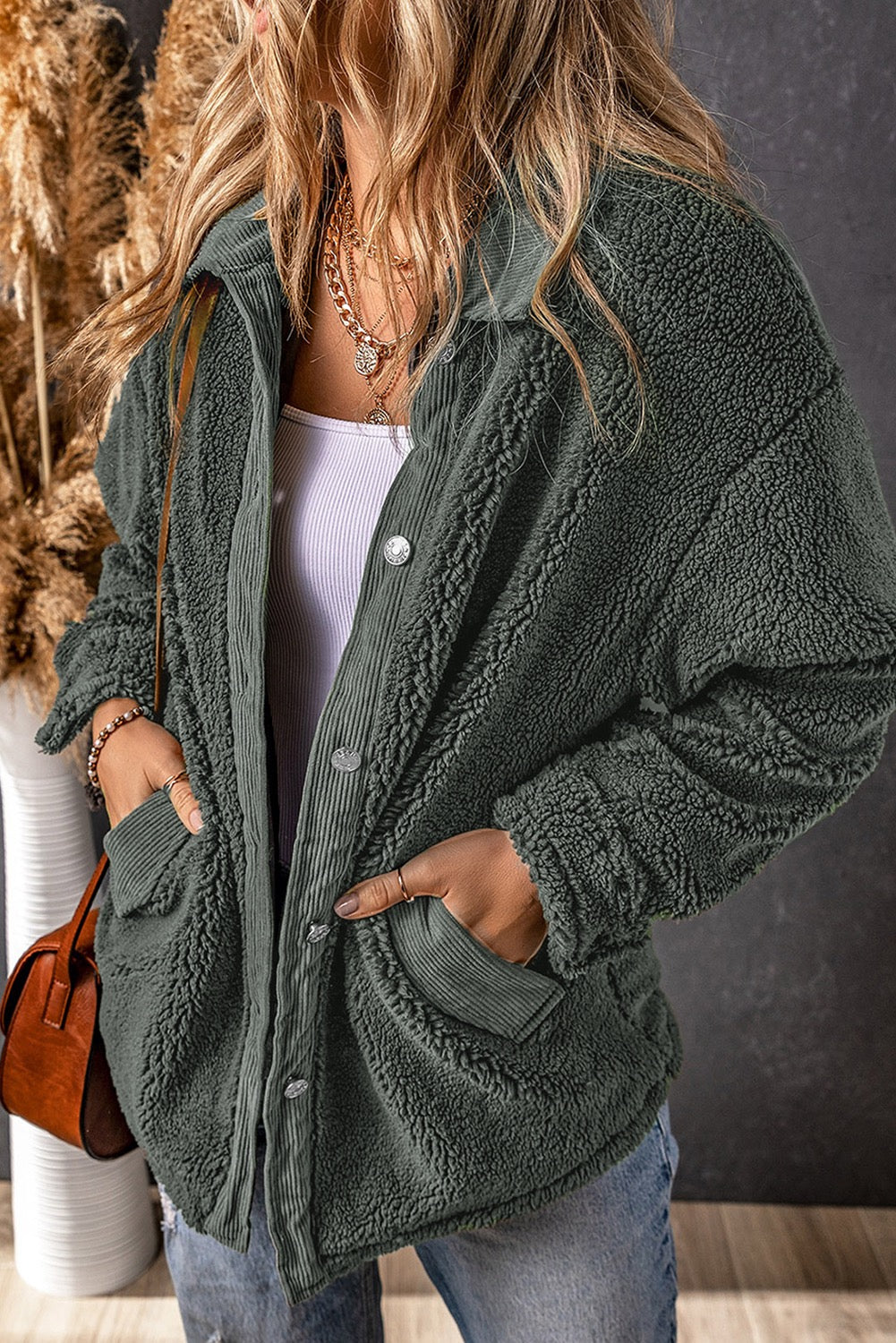 Evergreen Dreams Sherpa Jacket