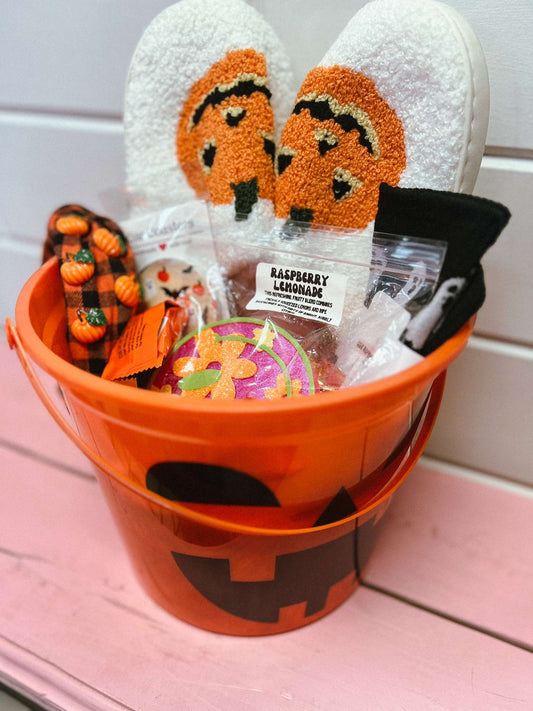 Pumpkin Boo Basket