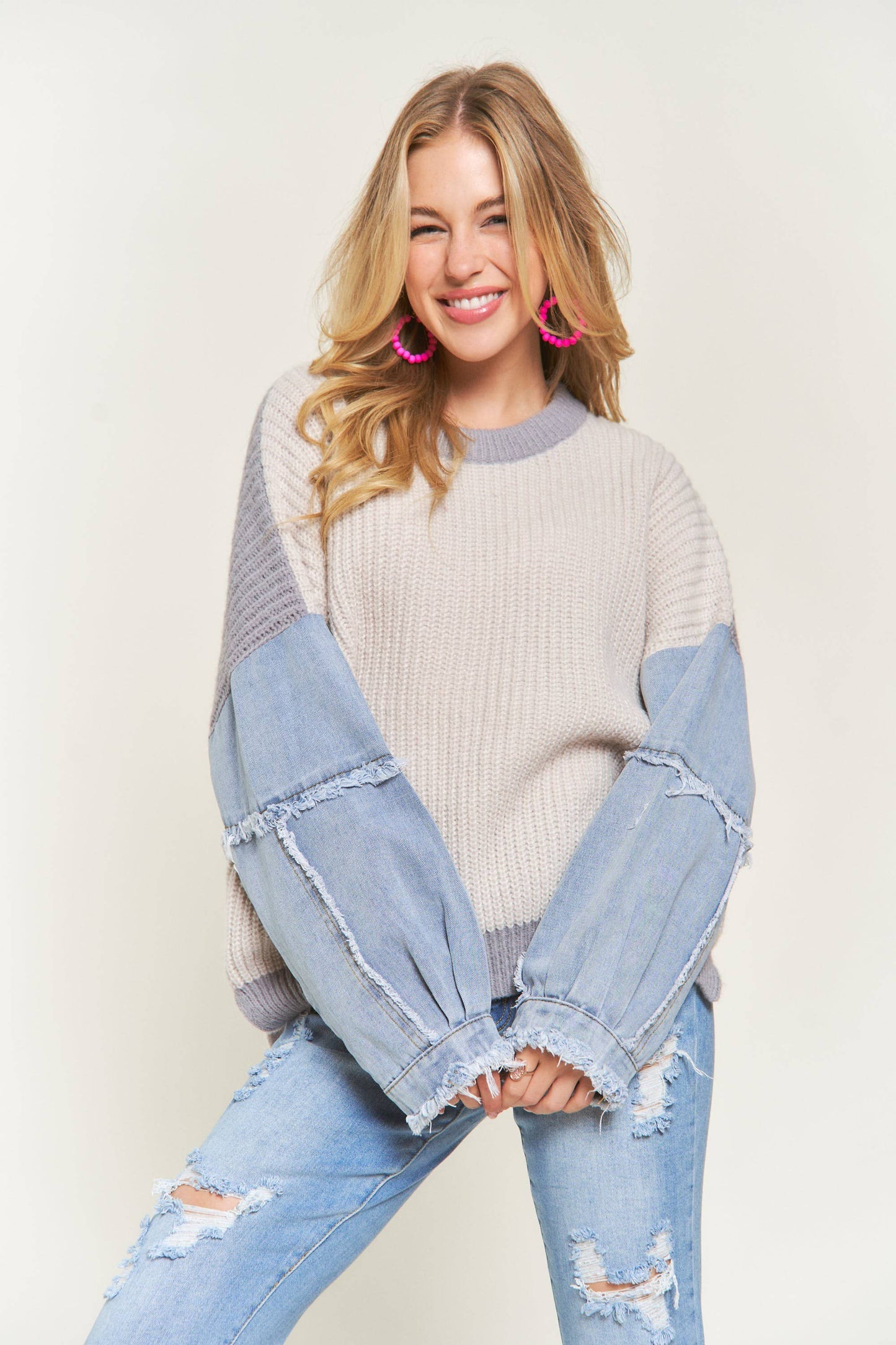 Everyday Denim Pullover