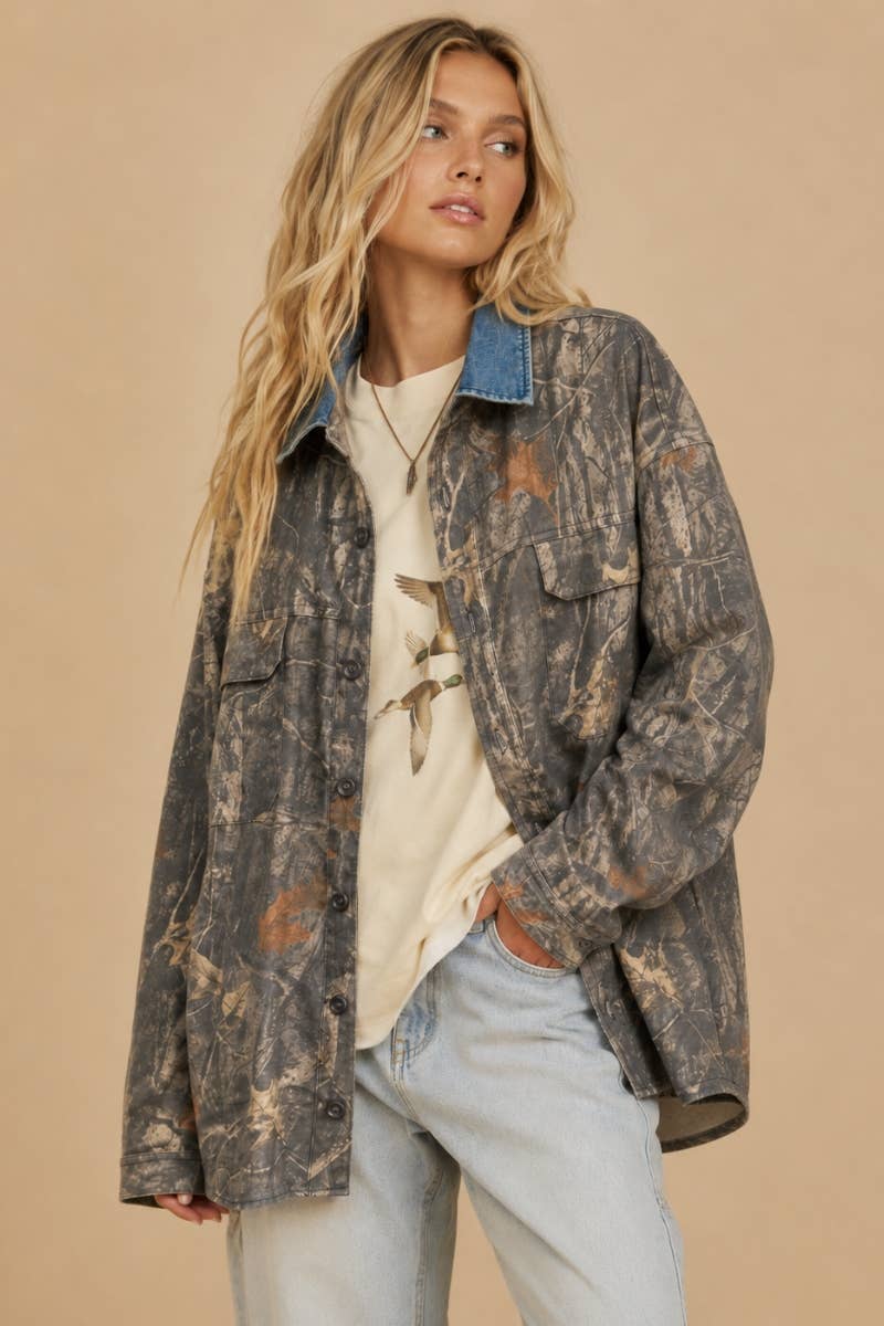 Camo Culture Shacket