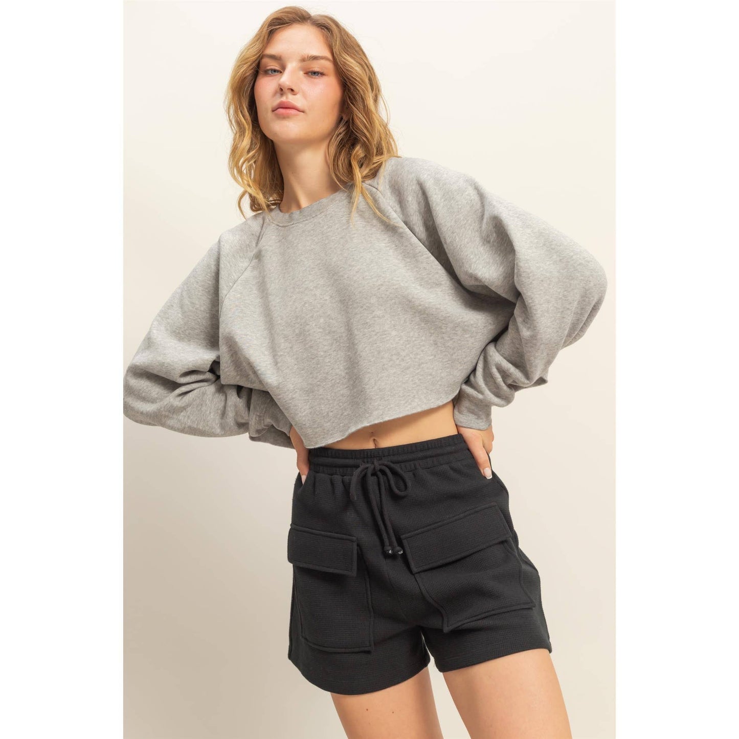 Laid Back Crop Sweatshirt