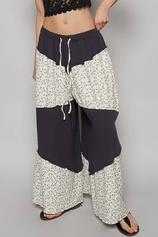 POL Ditsy Patch Wide Leg