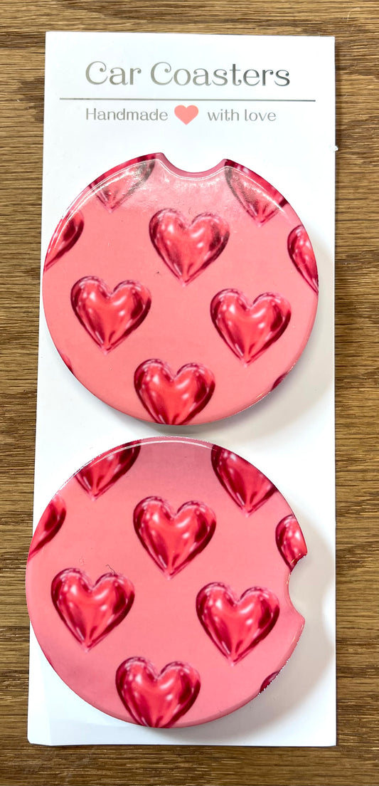 Heart Car Coaster