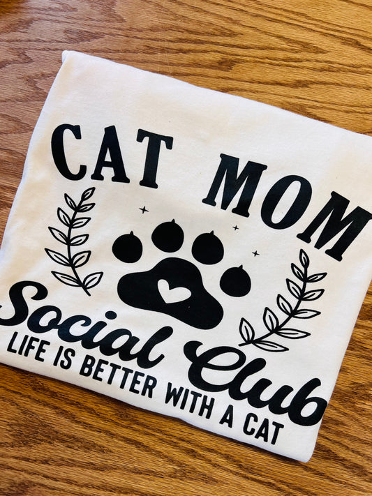 Cat Mom Social Club Graphic