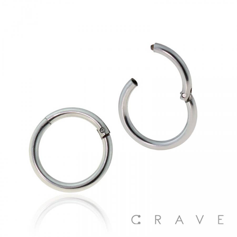 HIGH QUALITY 316L SURGICAL STEEL HINGED SEGMENT RING