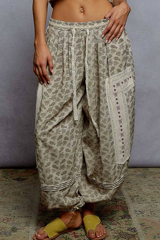 POL Paisley Jogger Pant
