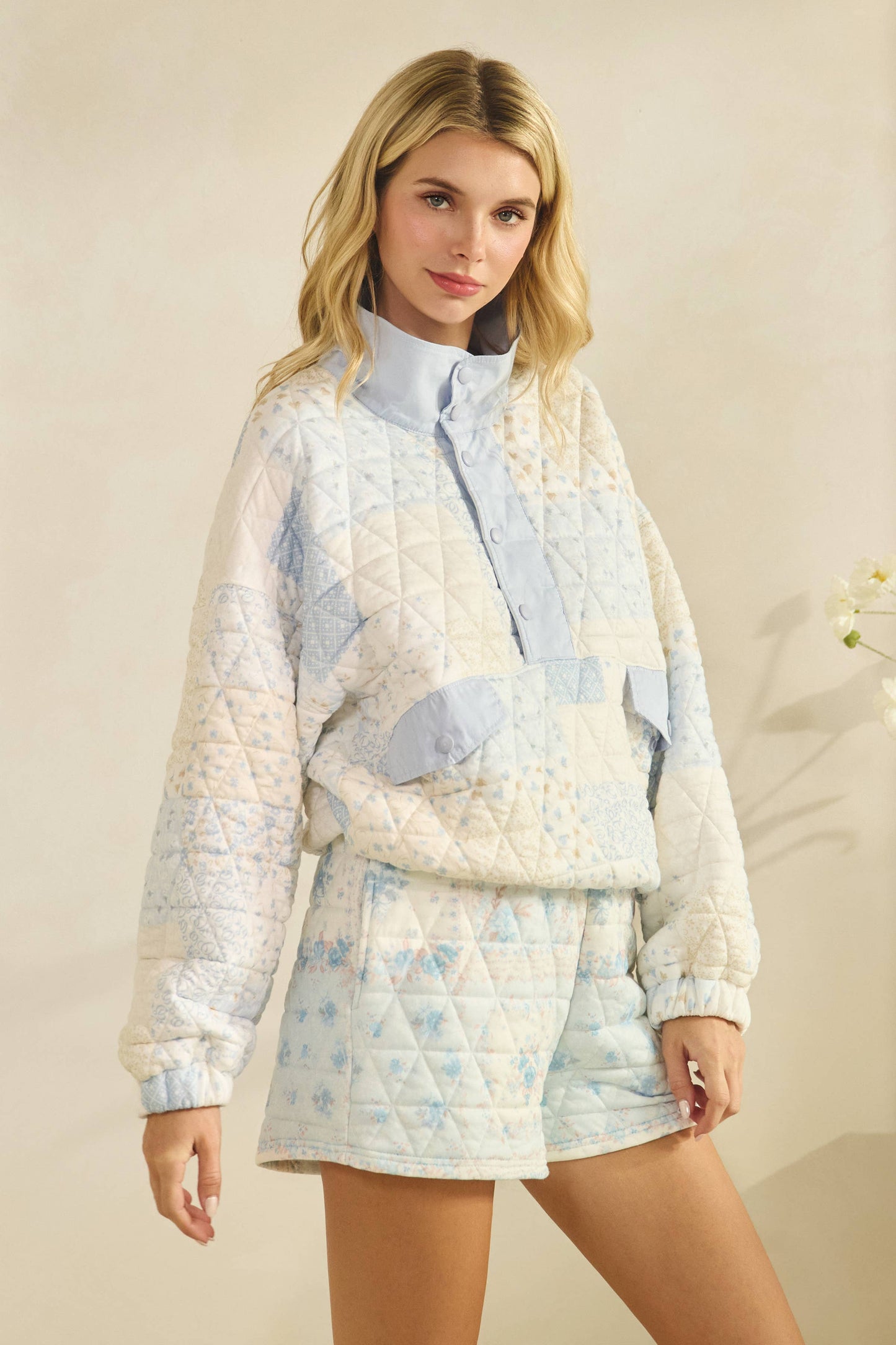 Cottage Core Quilted Short
