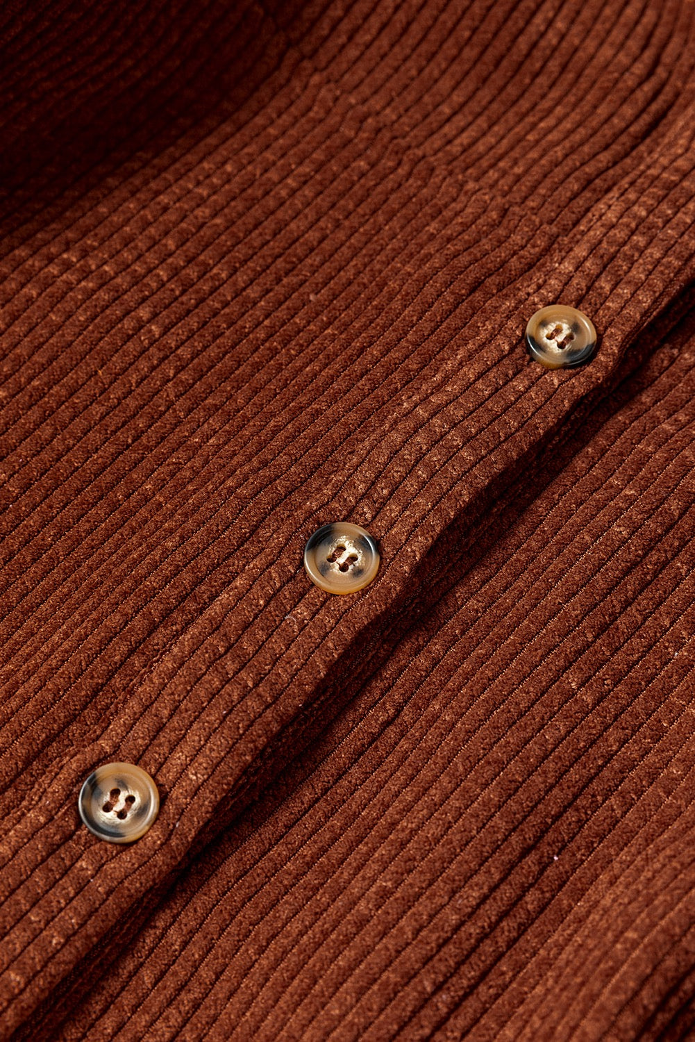 Corduroy Puff Sleeve Blouse