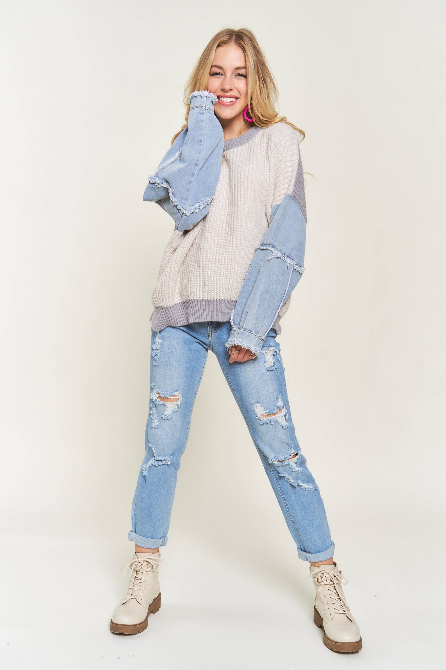 Everyday Denim Pullover