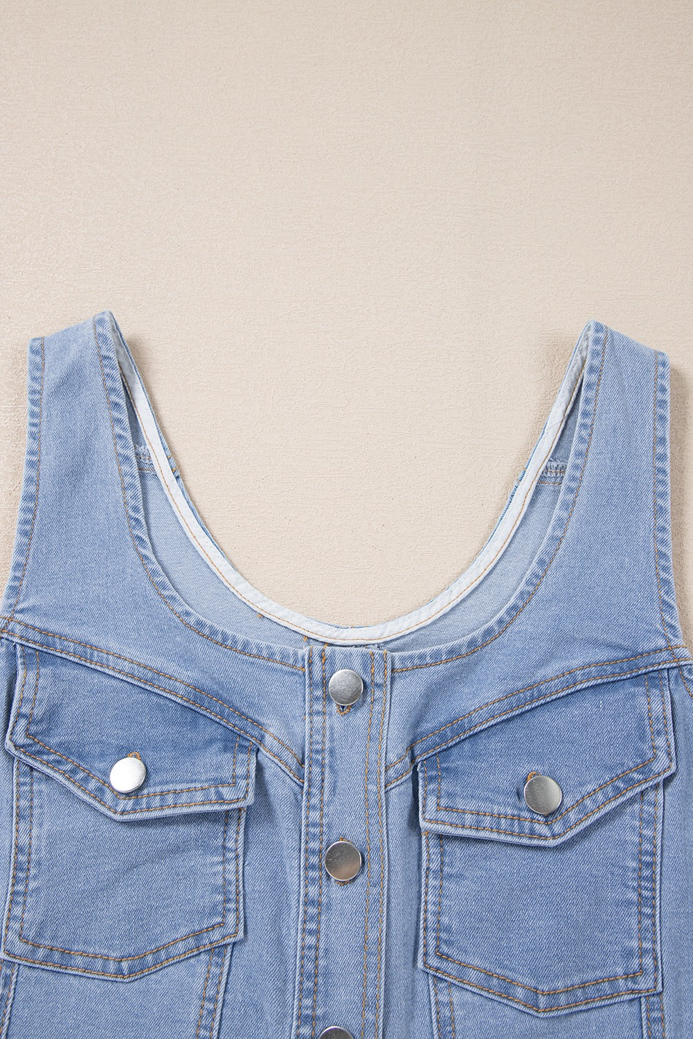 Denim Slim Mini Dress