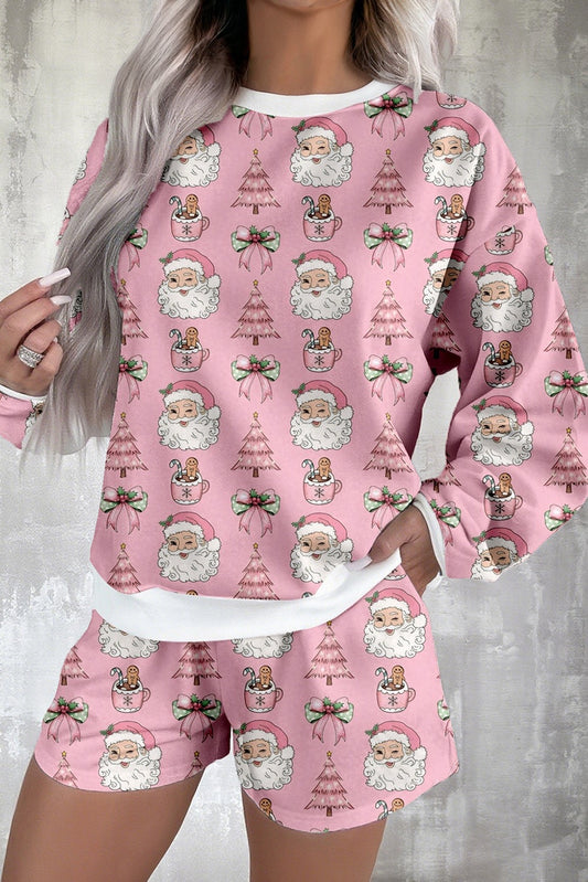 Blushing Santa Pajama Set