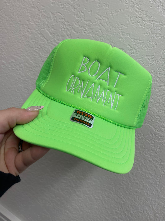 Boat Ornament Trucker Hat