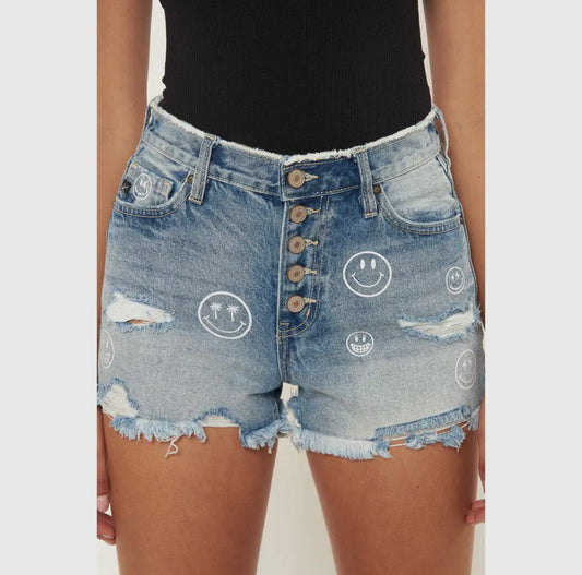 Kancan High Rise Smiley Short