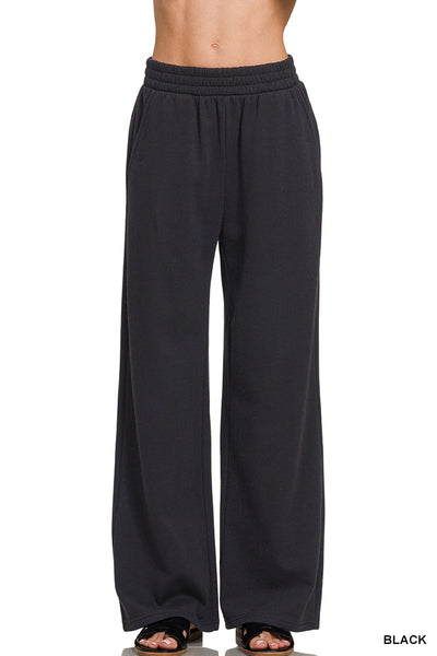 Zenana Fleece Drawstring Sweatpants