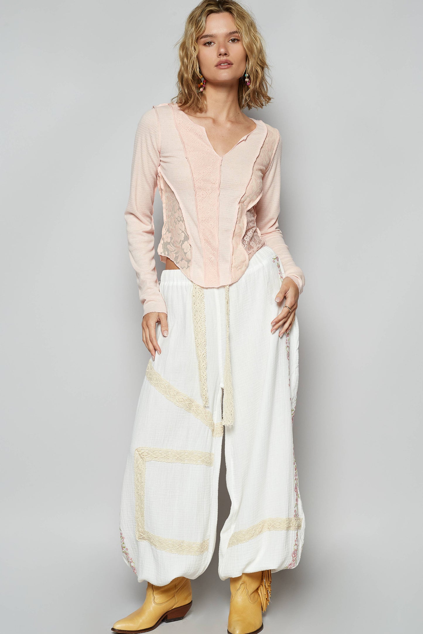 POL Embroidery Jogger Pants