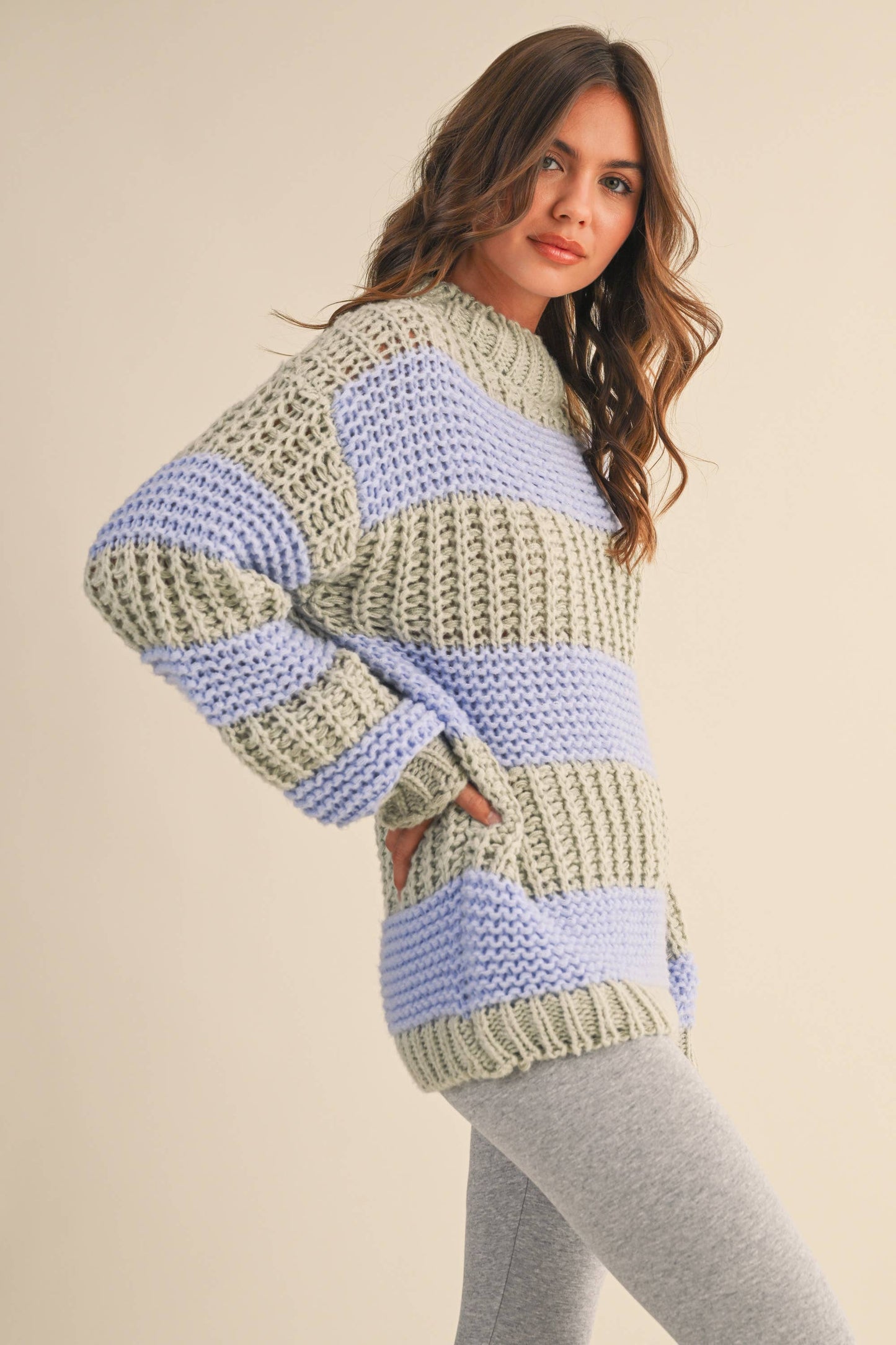 Lilac Garden Knit Sweater