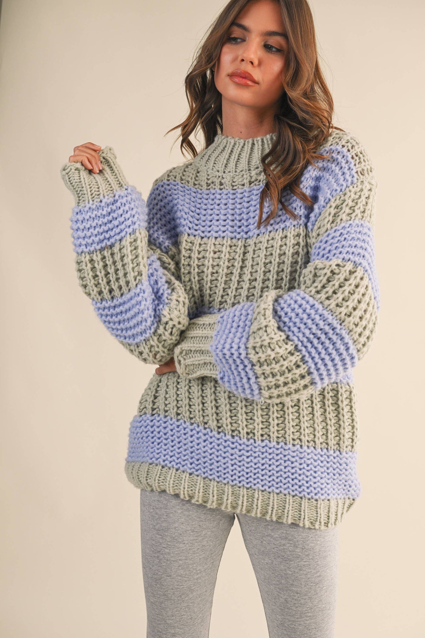 Lilac Garden Knit Sweater