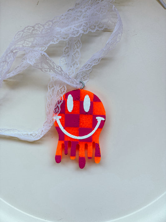 Checkered Smiley - Watermelon Lemonade