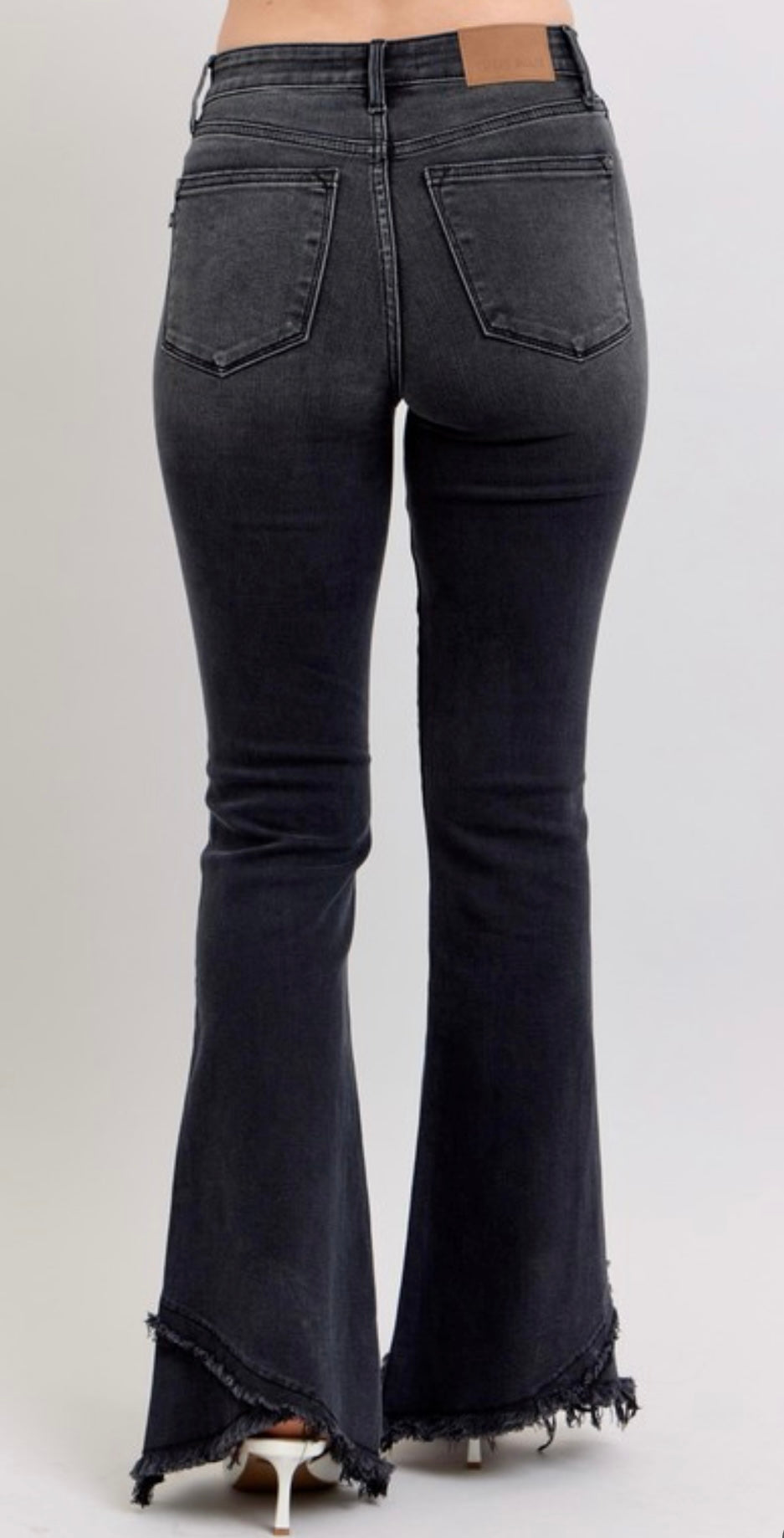 Judy Blue Black Tulip Hem Flare