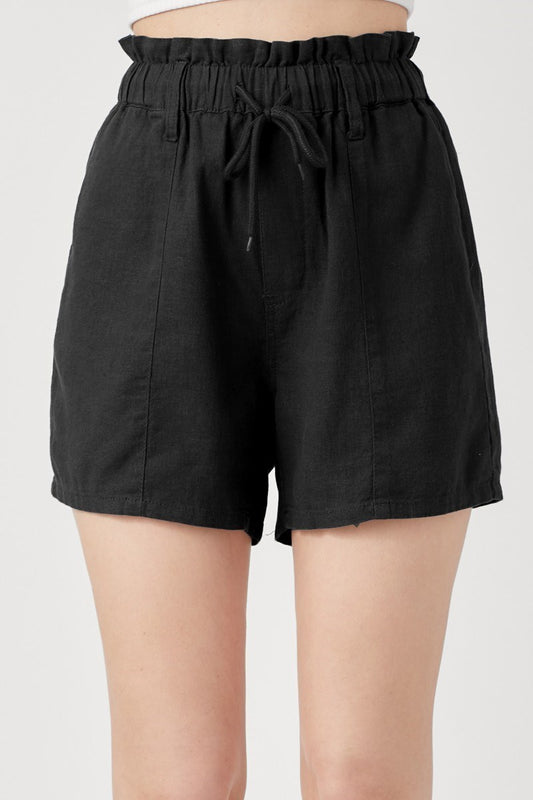 Linen Pull On Short