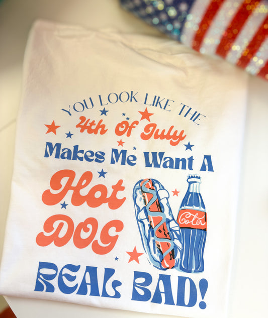 Hot Dog Real Bad Graphic