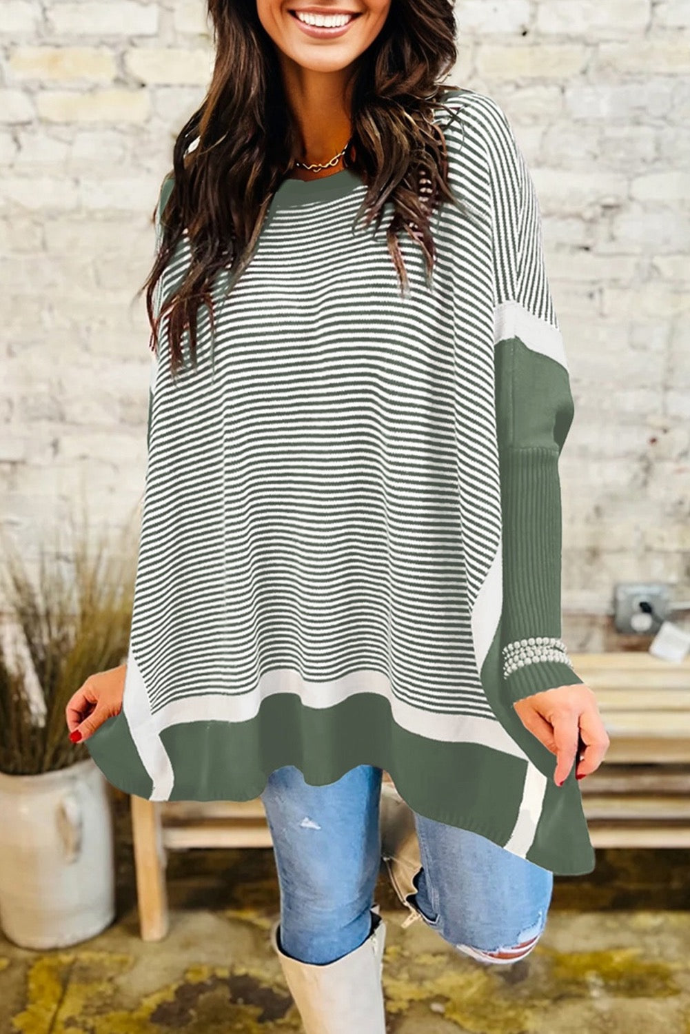 Green Stripe Tunic
