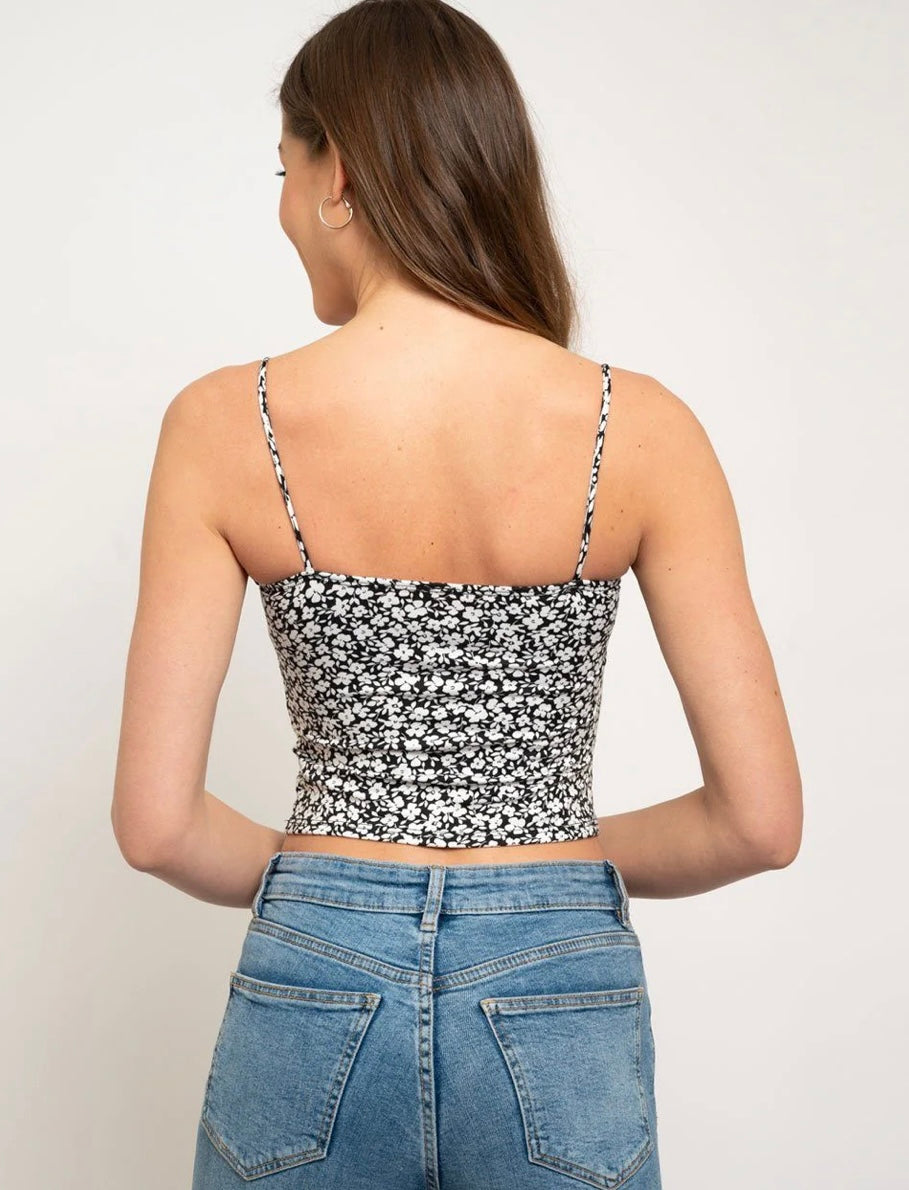 Ditsy Floral Crop Tank