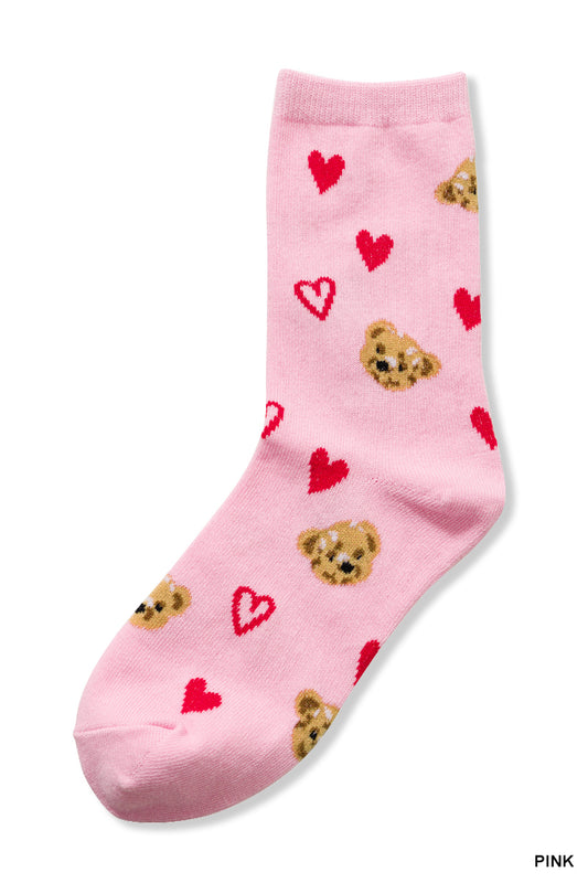 Love & Teddy Bears Socks