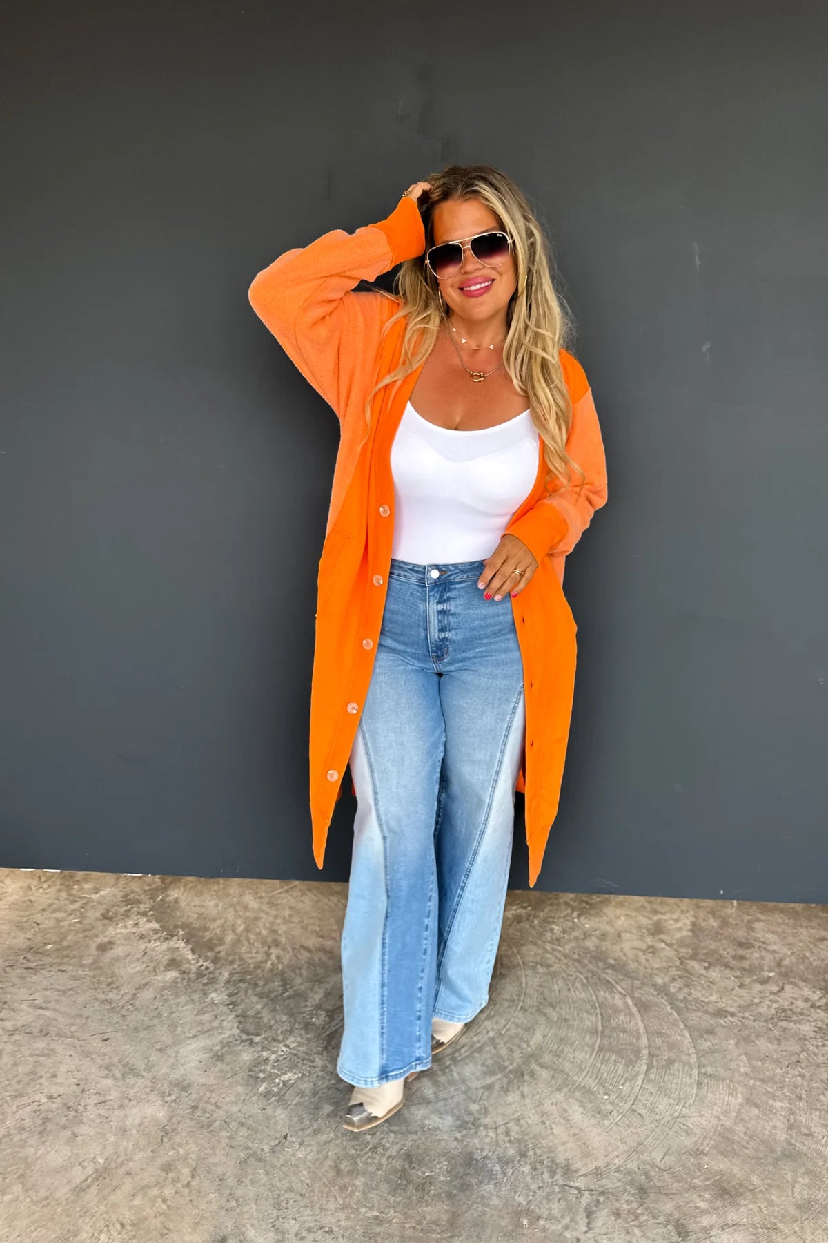 Desi Sweatshirt Cardigan