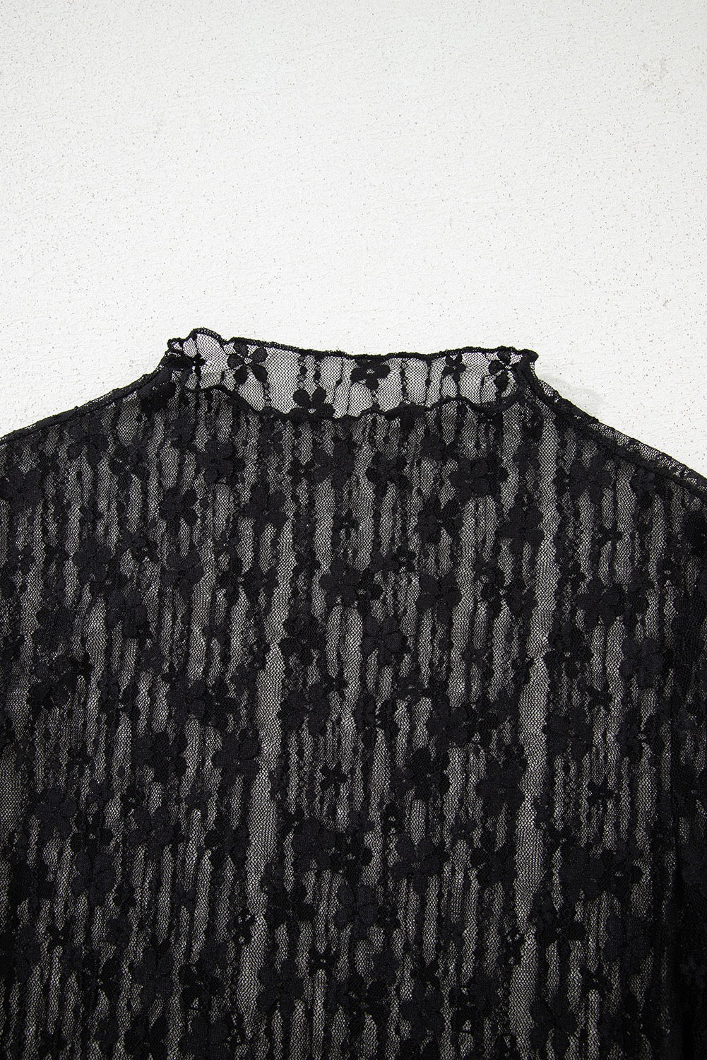 Floral Lace Mesh Top