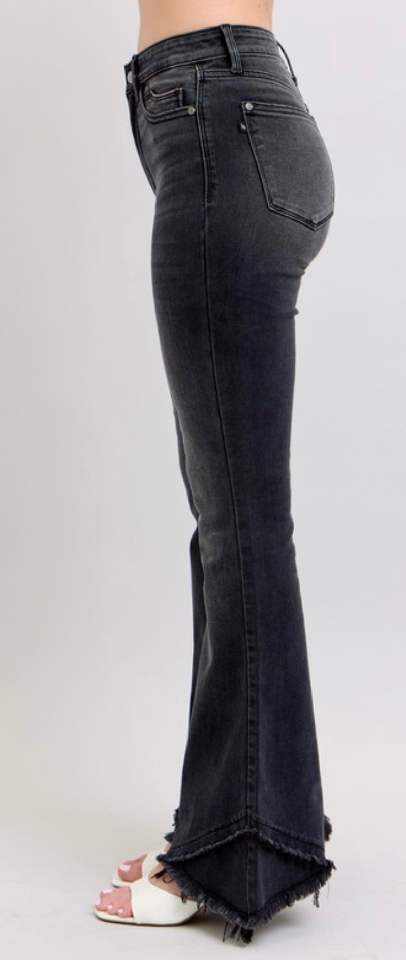 Judy Blue Black Tulip Hem Flare