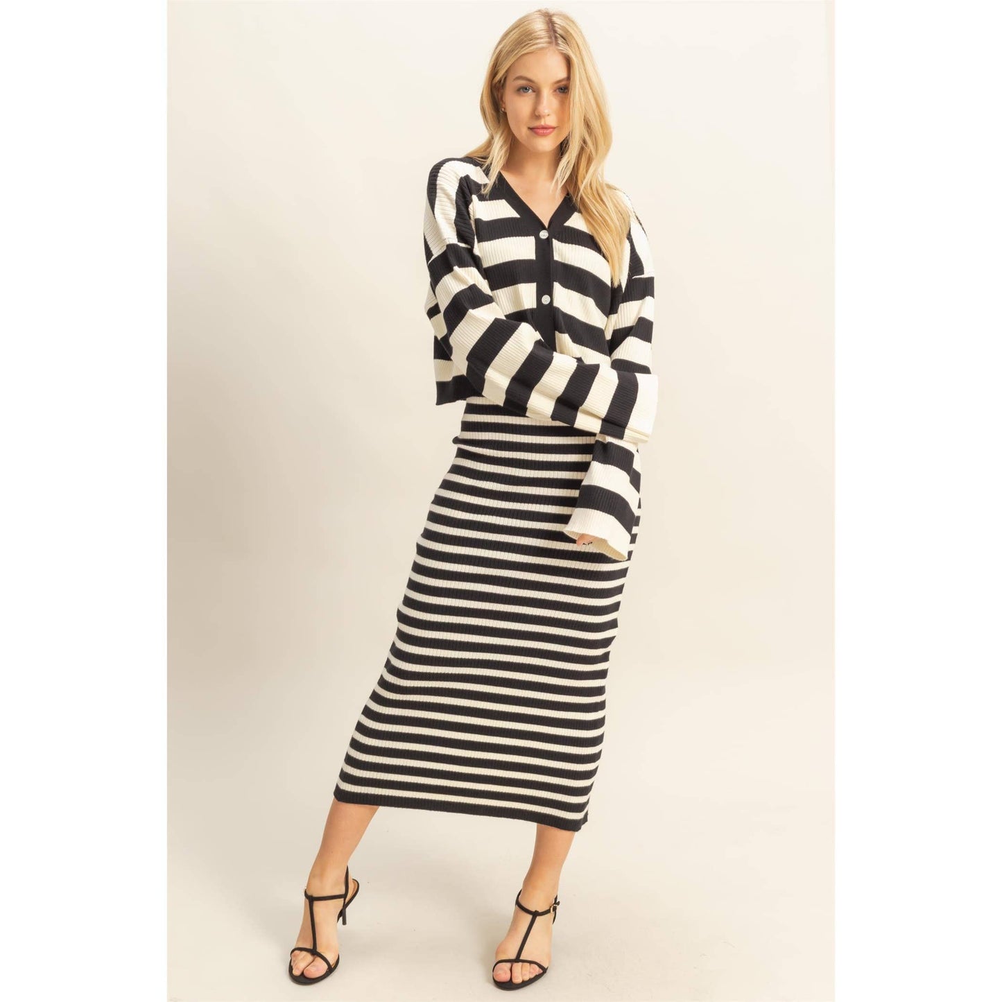 Striped & Sweet Midi