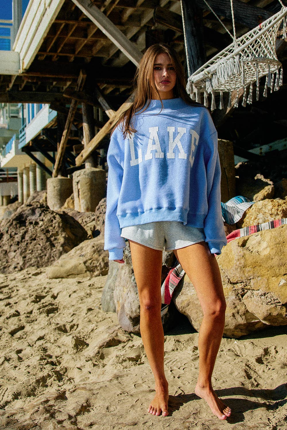 Lake/Beach Reversible Mock Crew